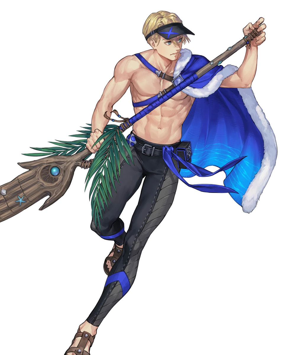 Sky-Blue Lion Dimitri, Battle Art from Fire Emblem Heroes