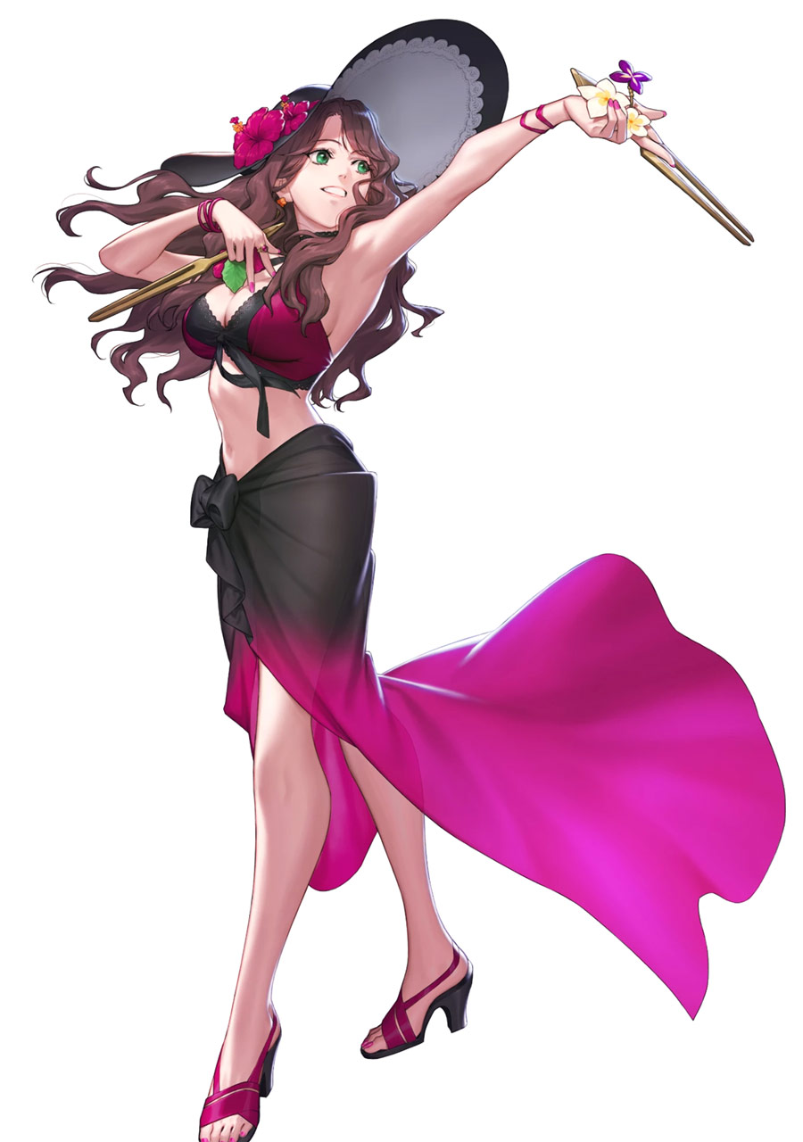 Solar Songstress Dorothea, Battle Art from Fire Emblem Heroes