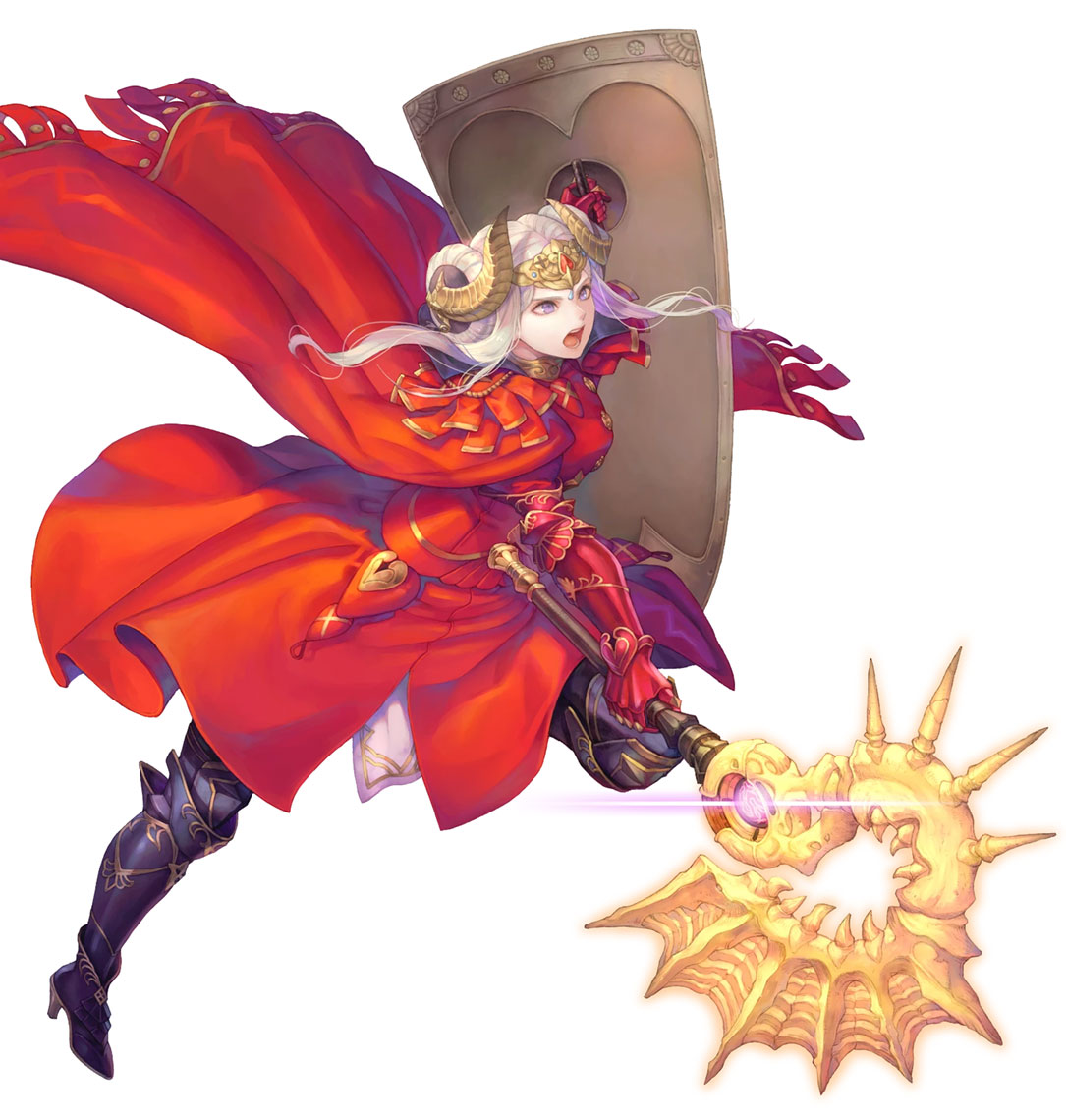 Flame Emperor Edelgard, Battle Art from Fire Emblem Heroes