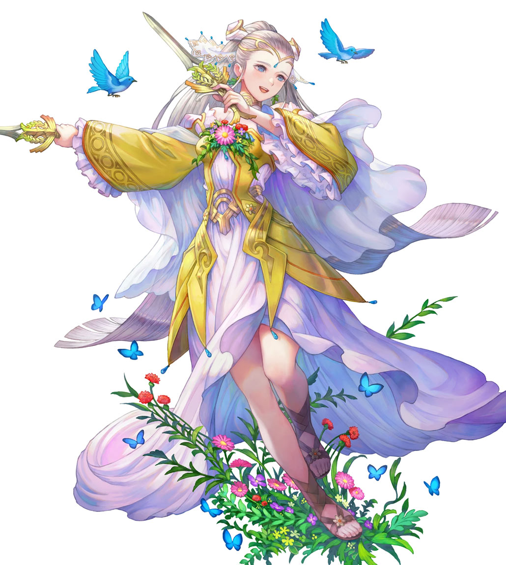 Life Ascendant Eir, Battle Art from Fire Emblem Heroes