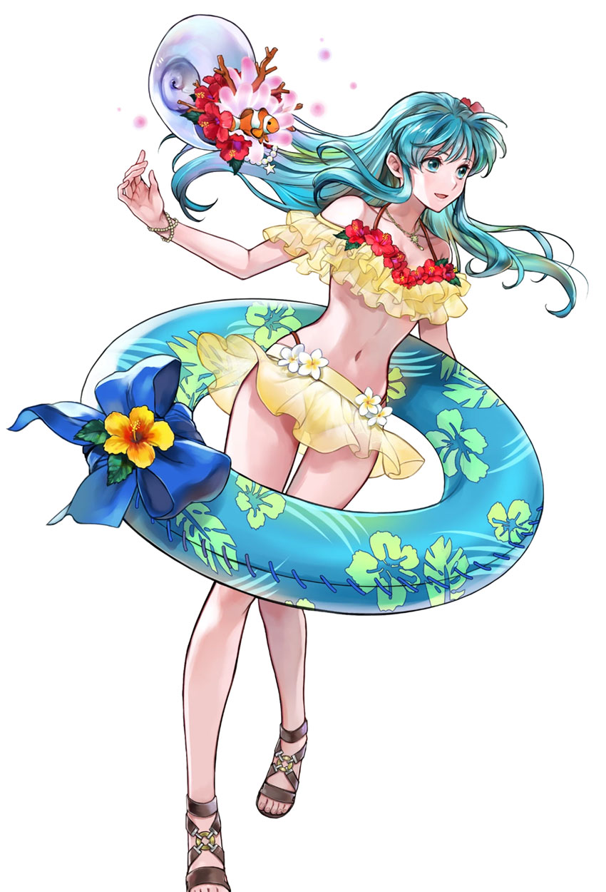 Beach Restorer Eirika, Battle Art from Fire Emblem Heroes