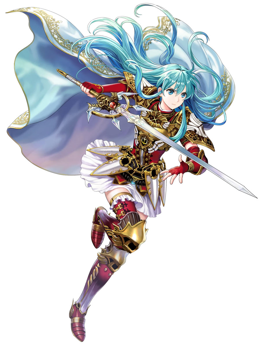 Graceful Resolve Eirika, Battle Art from Fire Emblem Heroes