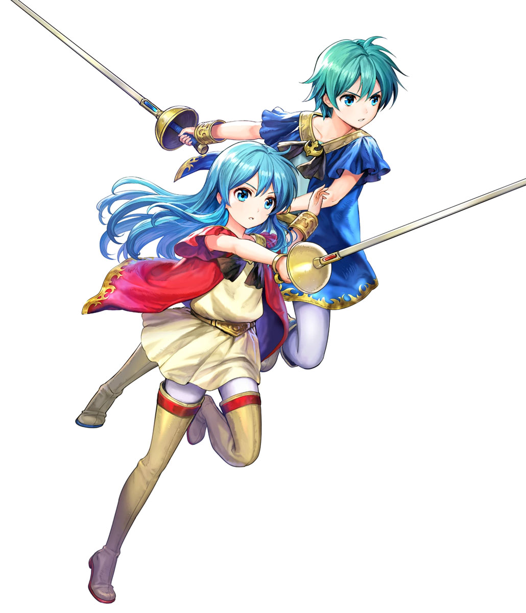Twin Refulgence Eirika, Battle Art from Fire Emblem Heroes