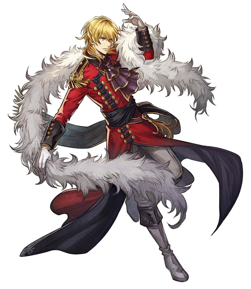 Strutting Lion Eldigan, Battle Art from Fire Emblem Heroes
