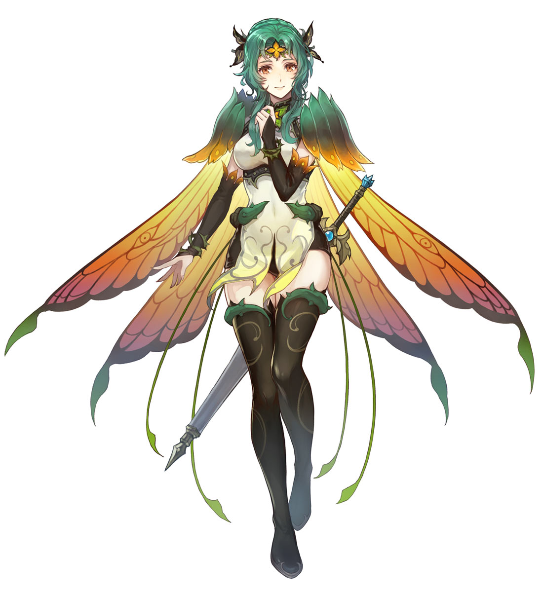 Resplendent Elincia Art from Fire Emblem Heroes