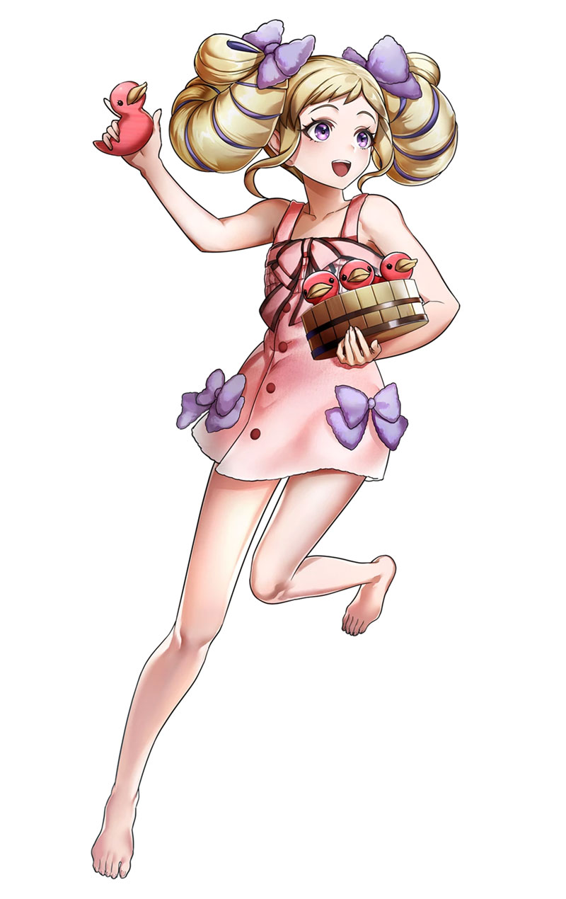 Bubbling Flower Elise, Battle Art from Fire Emblem Heroes