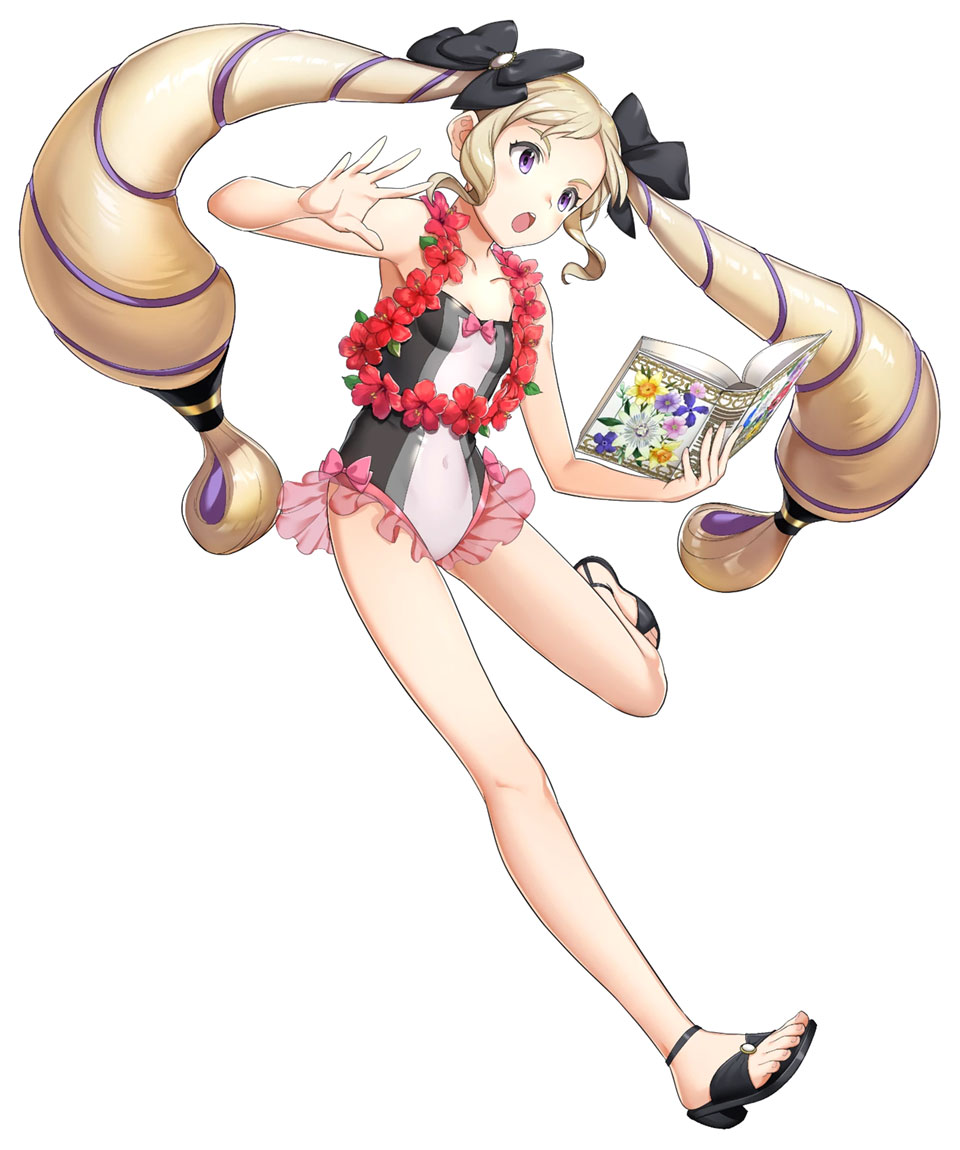 Tropical Flower Elise, Battle Art from Fire Emblem Heroes