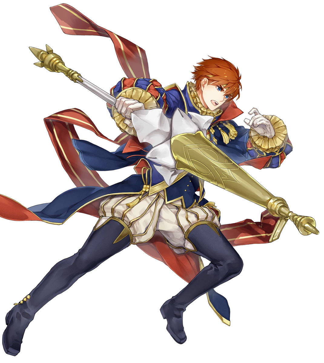 Devoted Love Eliwood, Battle Art from Fire Emblem Heroes