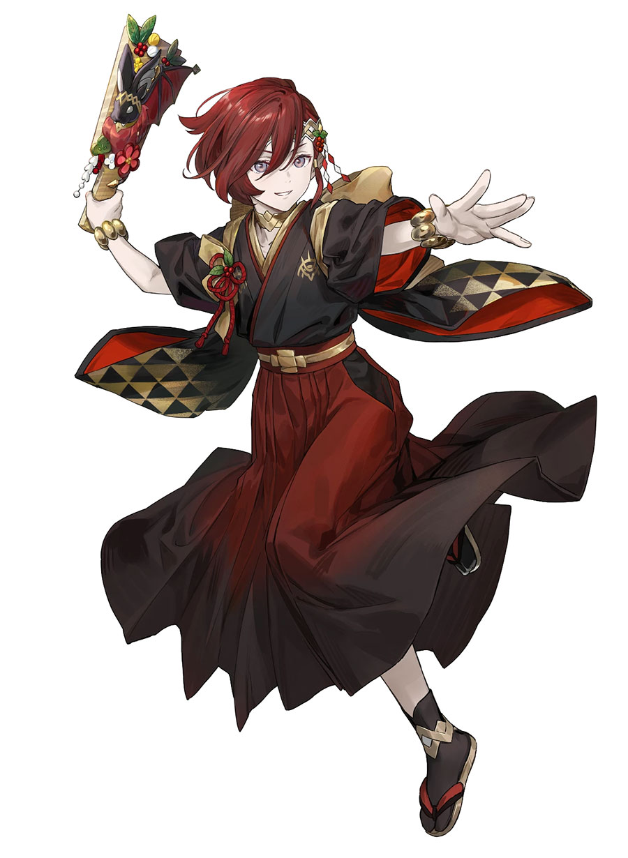 Resolute Grouch Elm, Battle Art from Fire Emblem Heroes