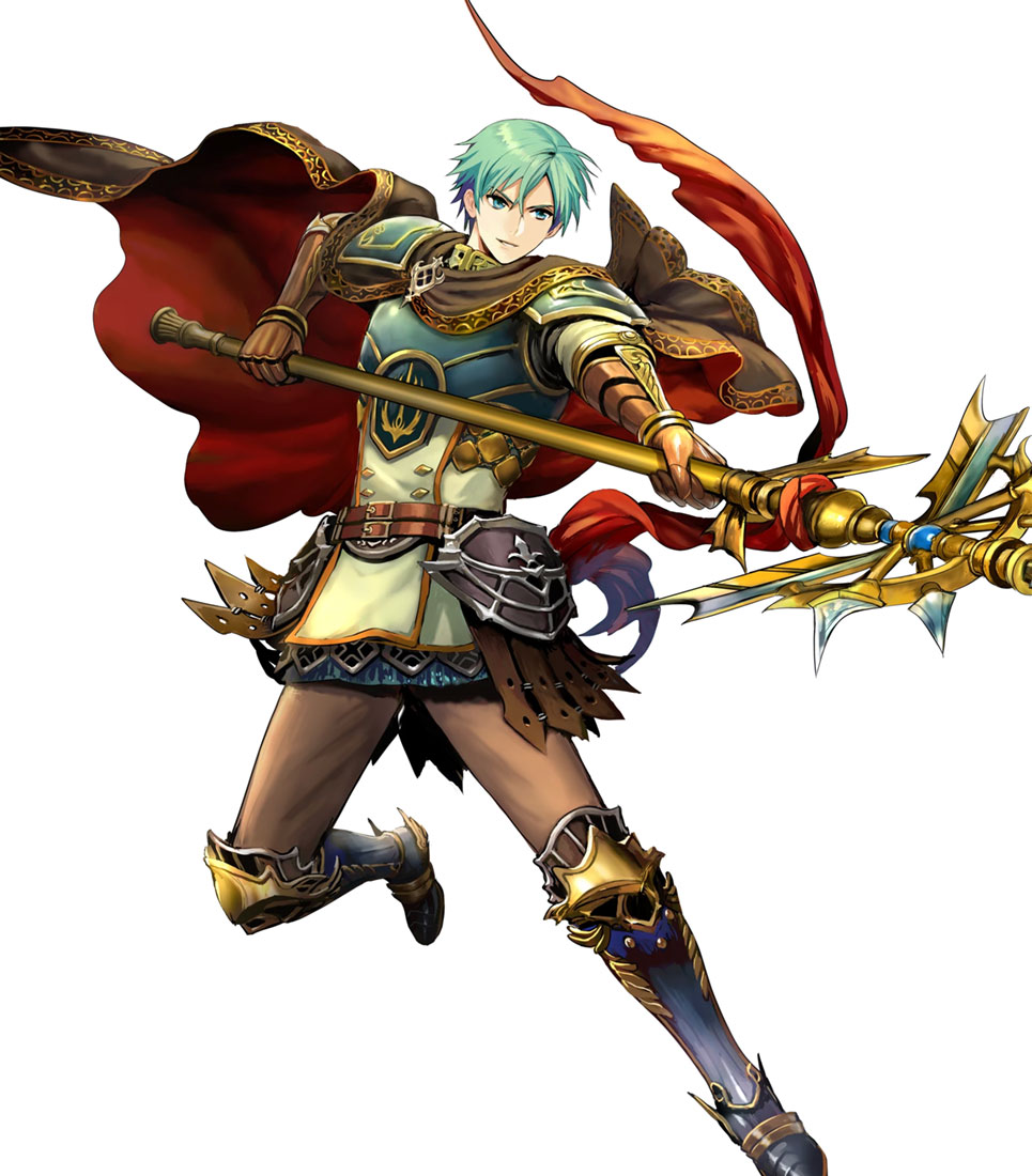 Ephraim, Battle Art from Fire Emblem Heroes