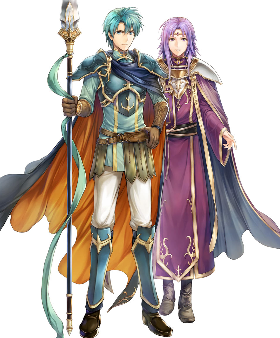 Dynastic Duo Emphraim Art from Fire Emblem Heroes