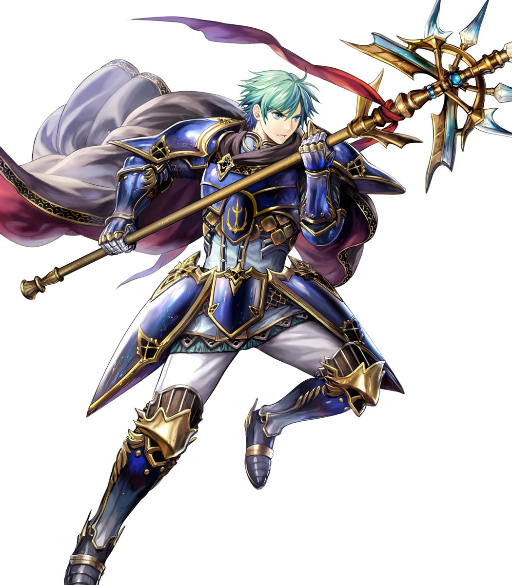 Legendary Lord Ephraim, Battle Art from Fire Emblem Heroes