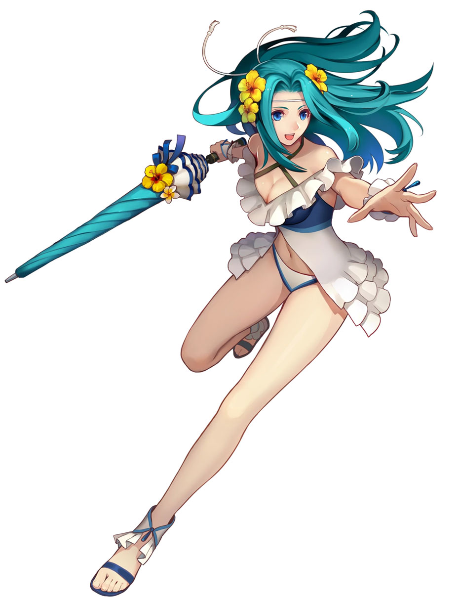 Defrosted Illian Fiora, Battle Art from Fire Emblem Heroes