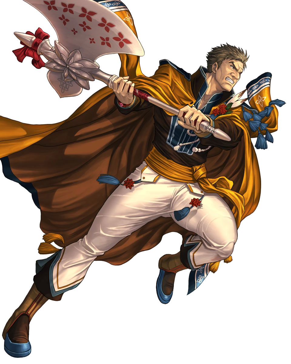 Heroic Exemplar Greil, Battle Art from Fire Emblem Heroes