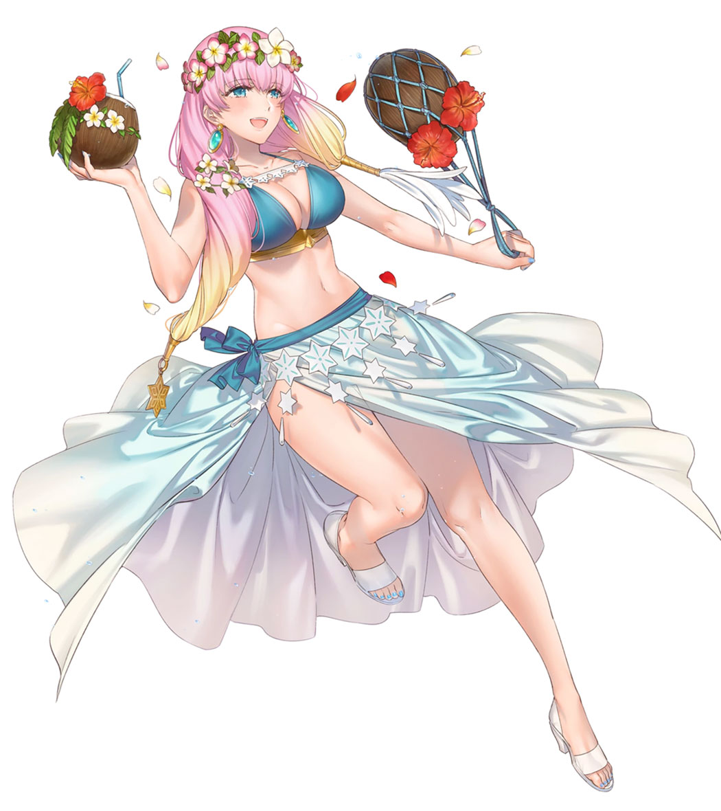 Beaming Smile Gunnthr&aacute;, Battle Art from Fire Emblem Heroes