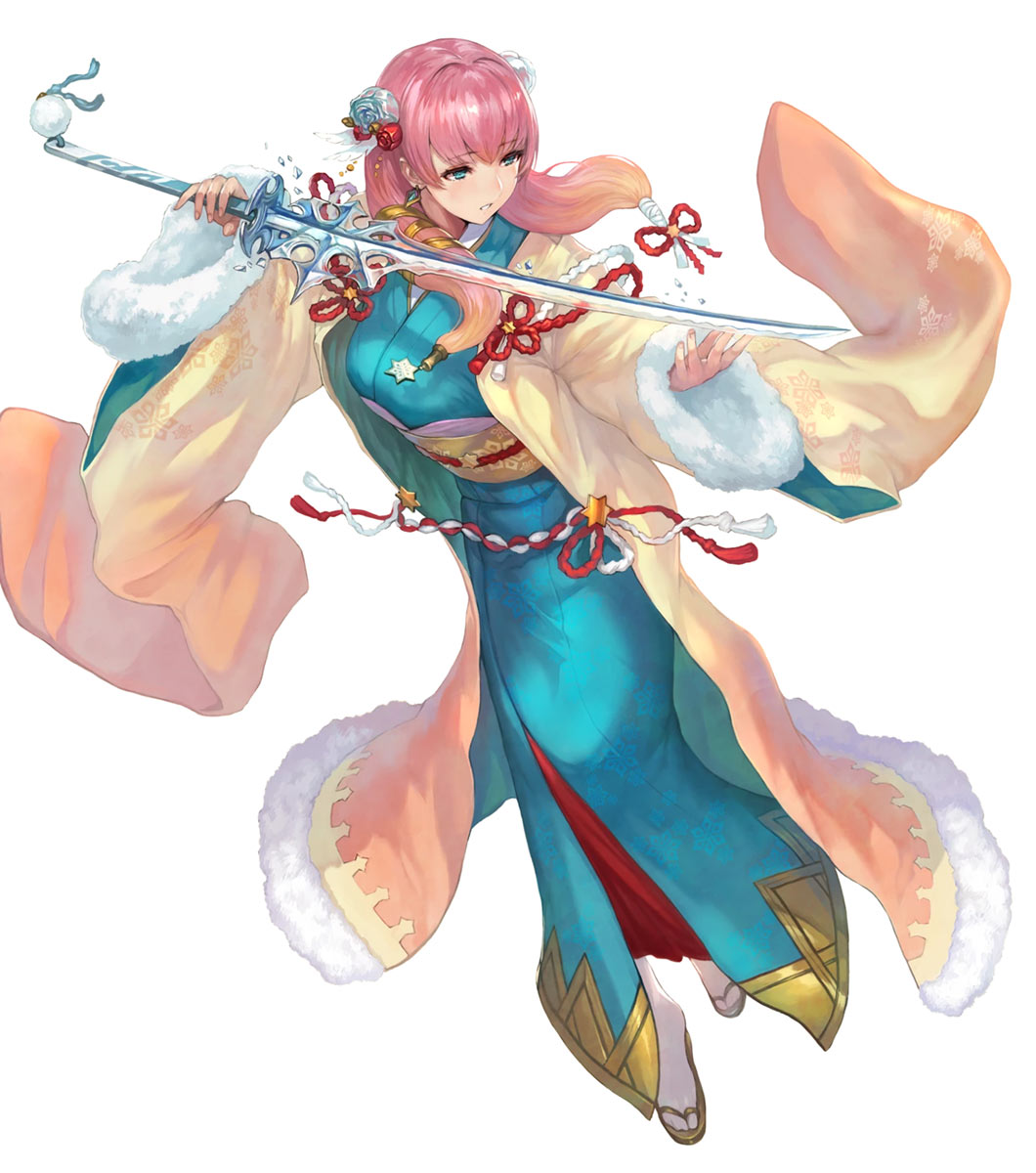 Year's First Dream Gunnthr&aacute;, Battle Art from Fire Emblem Heroes