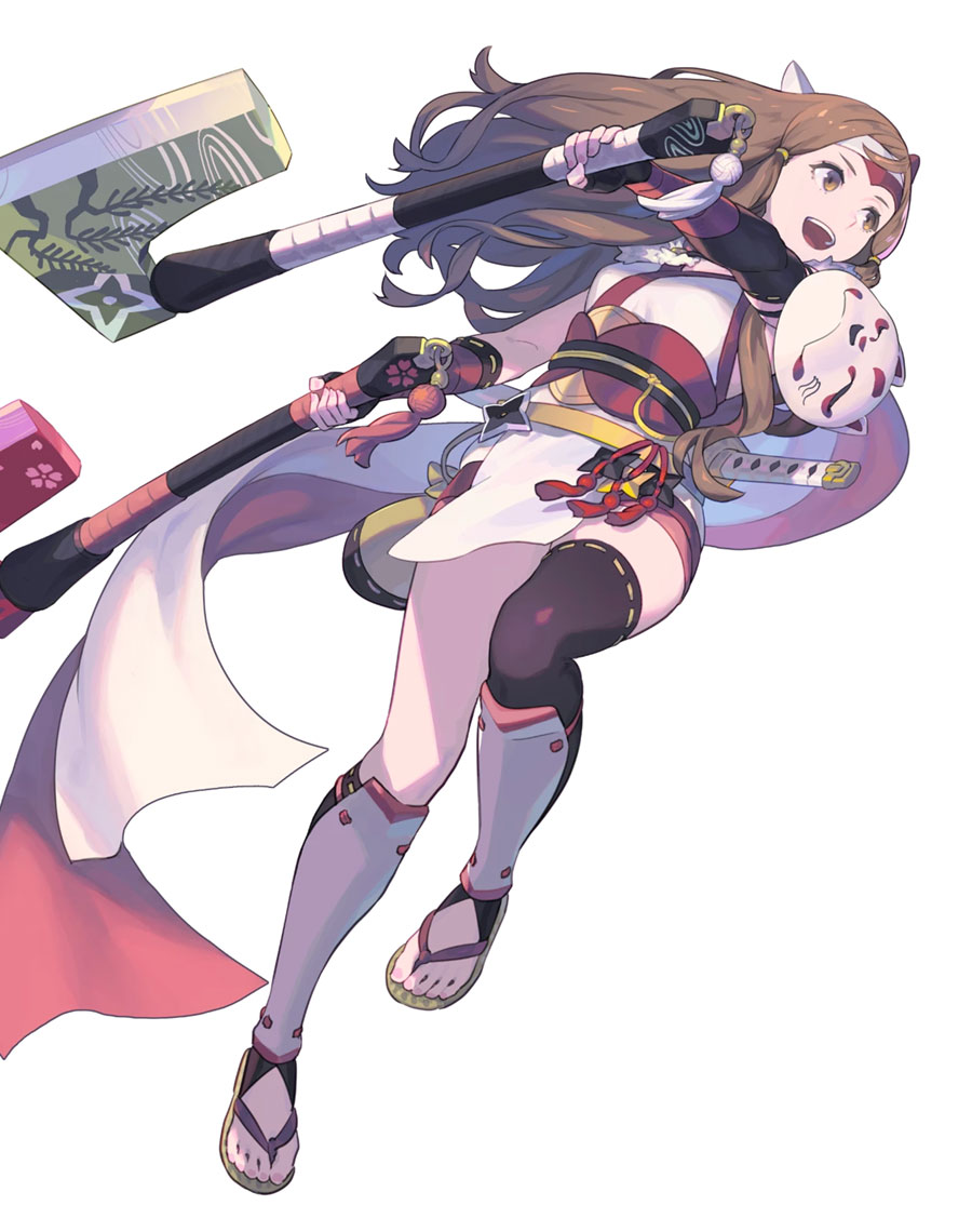 Focused Ninja Hana, Battle Art from Fire Emblem Heroes