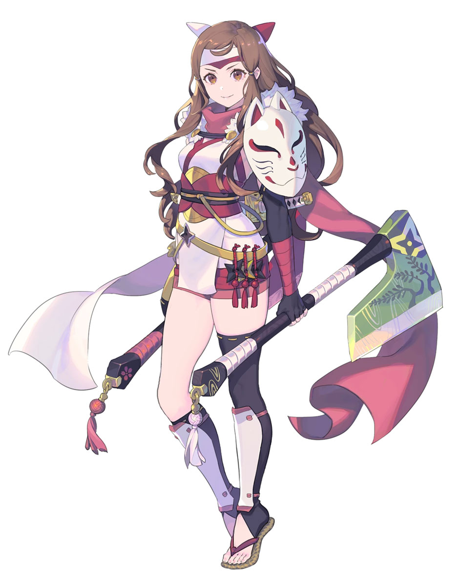 Focused Ninja Hana Art from Fire Emblem Heroes