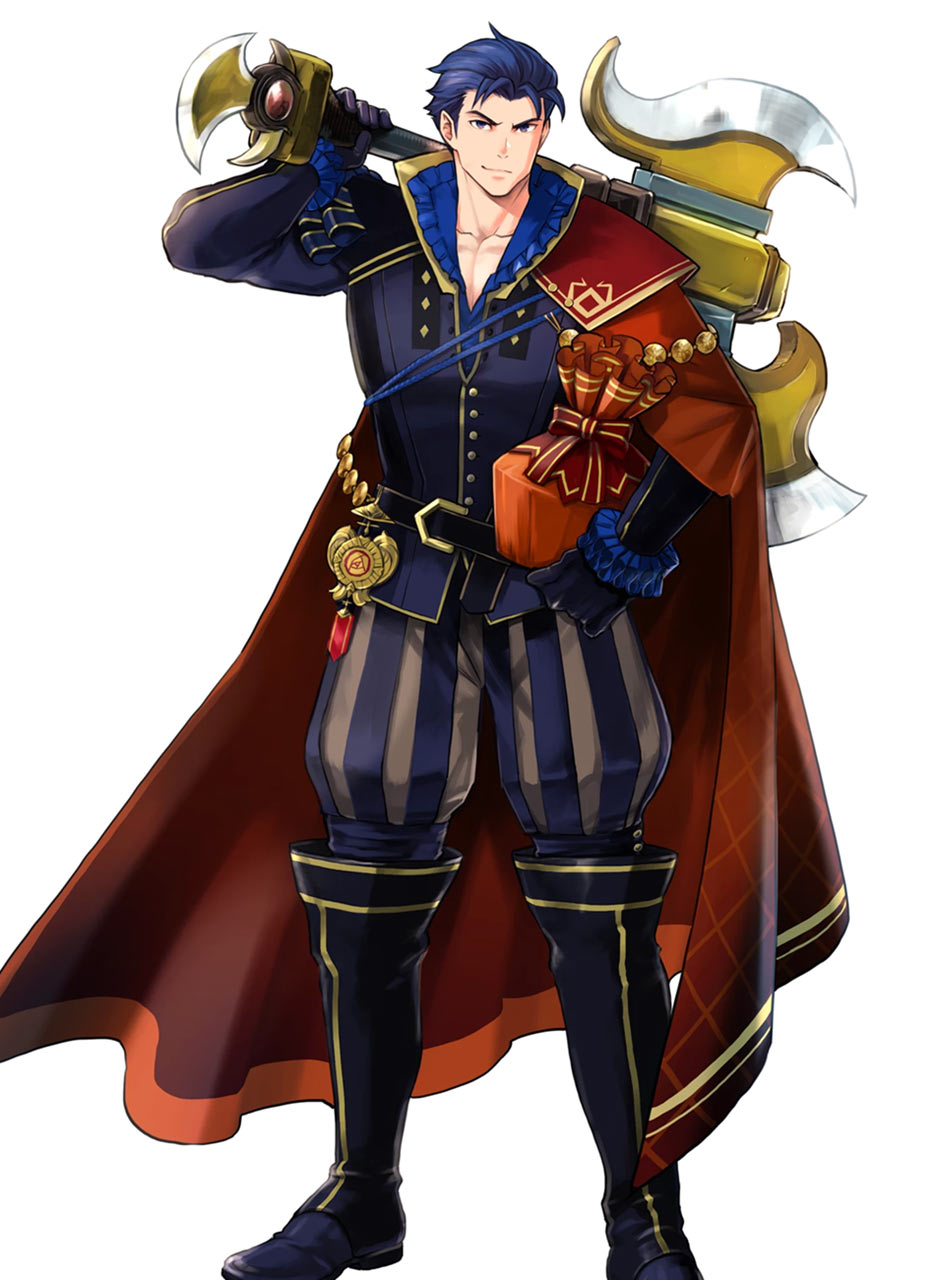 Just Here to Fight Hector Art from Fire Emblem Heroes