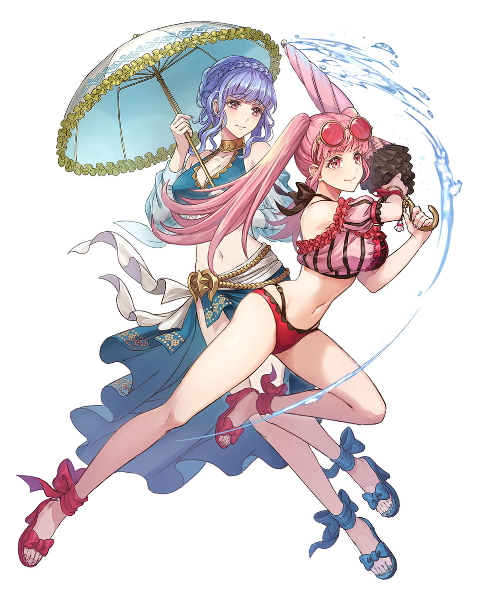 Deer's Two Piece Hilda, Battle Art from Fire Emblem Heroes