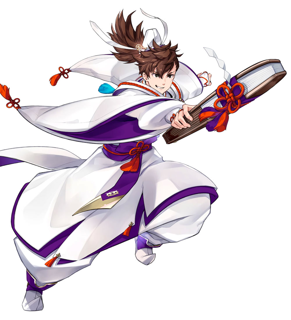 Samurai Groom Hinata, Battle Art from Fire Emblem Heroes