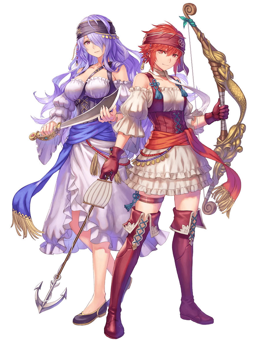 Fair Pirate Pair Hinoka Art from Fire Emblem Heroes