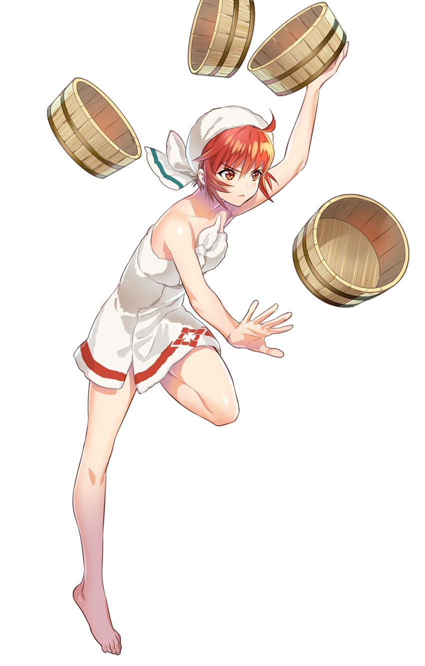 Relaxed Warrior Hinoka, Battle Art from Fire Emblem Heroes