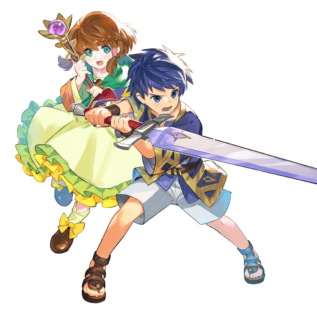 Close-Knit Siblings Ike, Battle Art from Fire Emblem Heroes