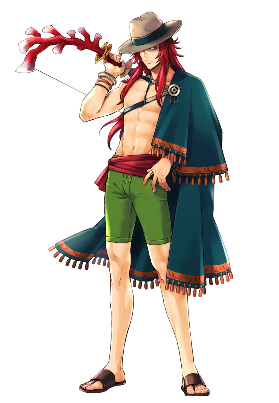 Tropical Gambler Joshua Art from Fire Emblem Heroes