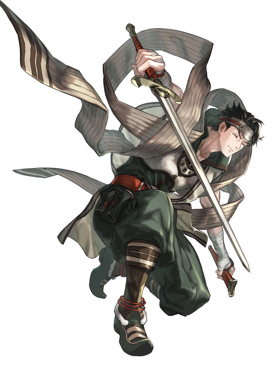 Kamui, Battle Art from Fire Emblem Heroes