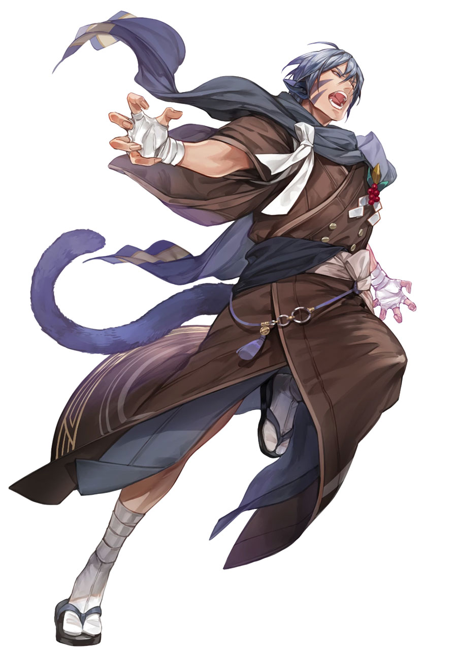 New Year Kyza, Battle Art from Fire Emblem Heroes