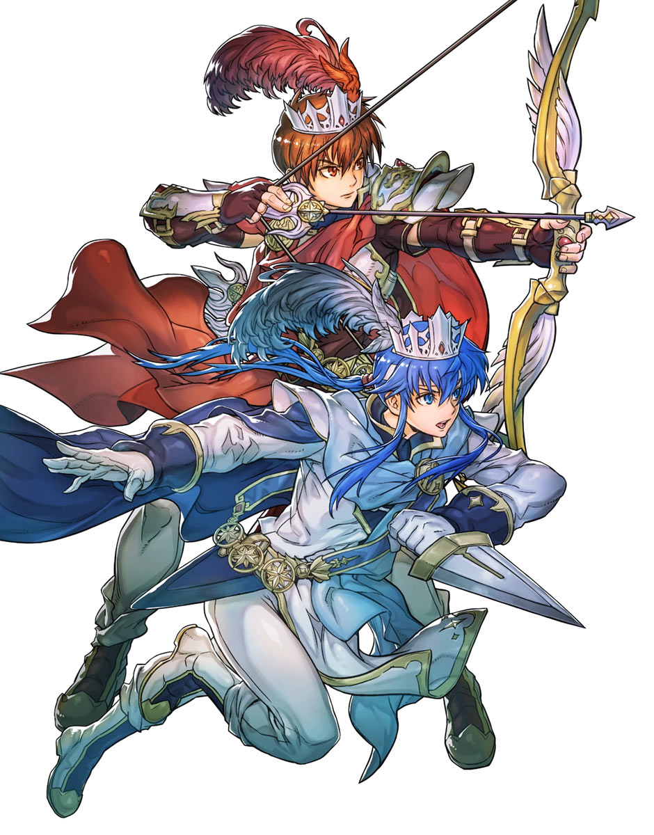 Destined Scions Leif, Battle Art from Fire Emblem Heroes