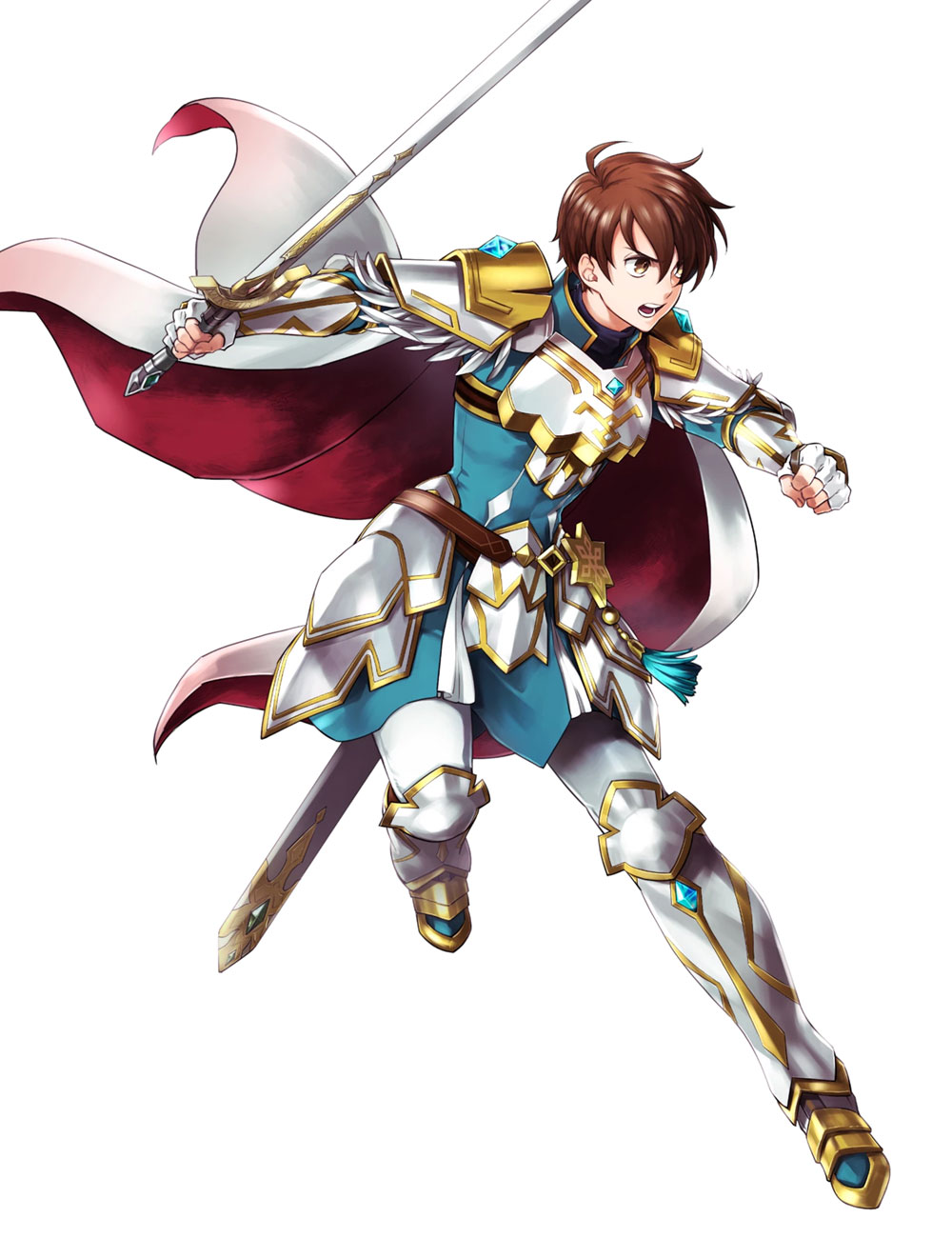 Resplendent Leif, Battle Art from Fire Emblem Heroes