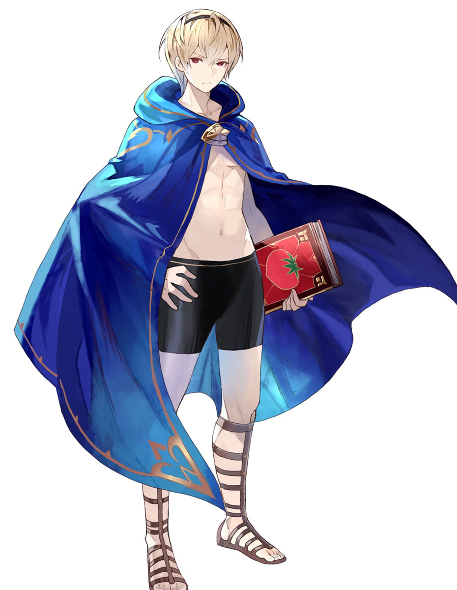 Leo in Swimsuit Art from Fire Emblem Heroes