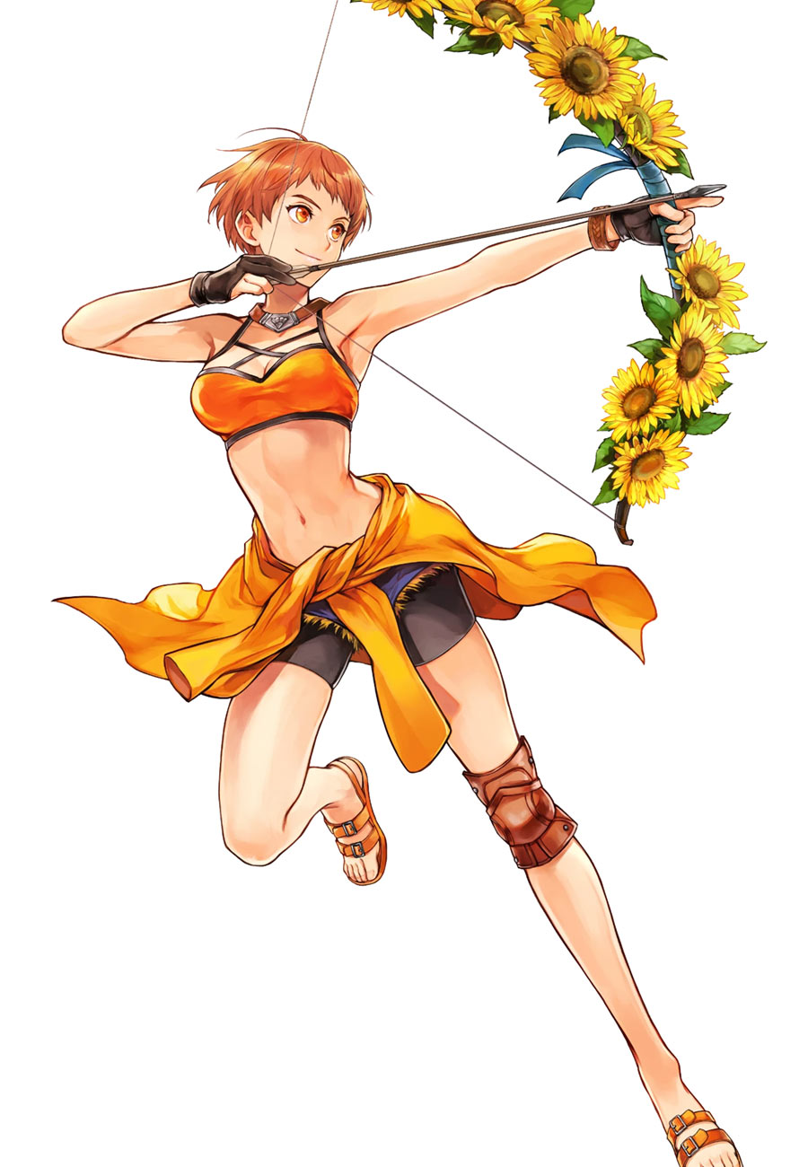 Relentless Rays Leonie, Battle Art from Fire Emblem Heroes