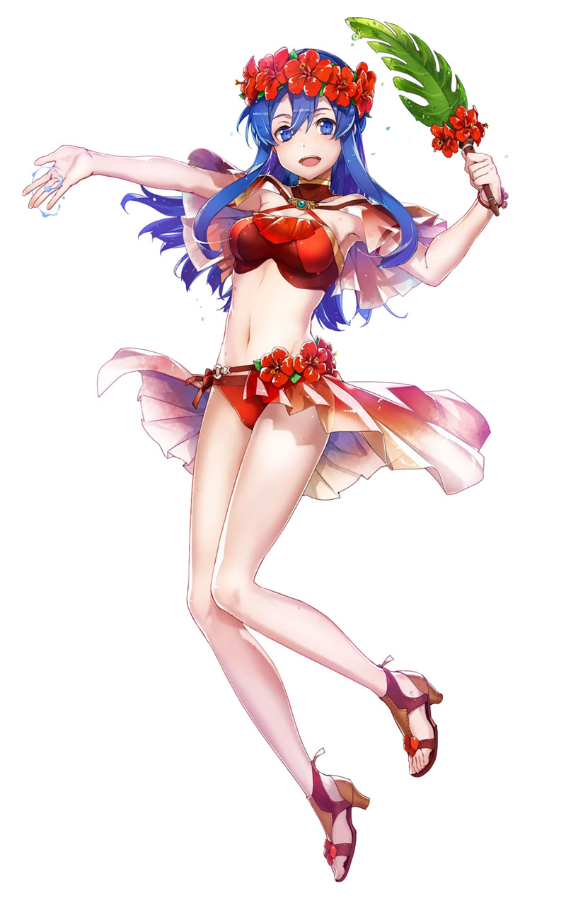 Beachside Blood Lilina Art from Fire Emblem Heroes