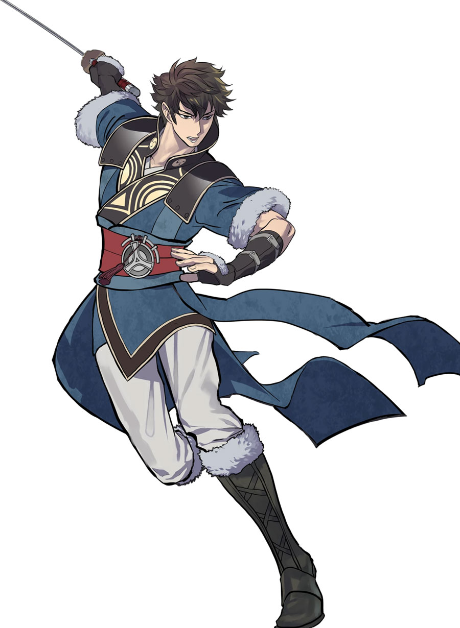 Lonqu, Battle Art from Fire Emblem Heroes
