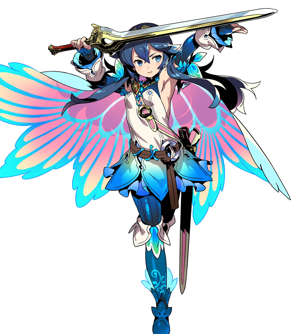 Resplendent Lucina, Battle Art from Fire Emblem Heroes