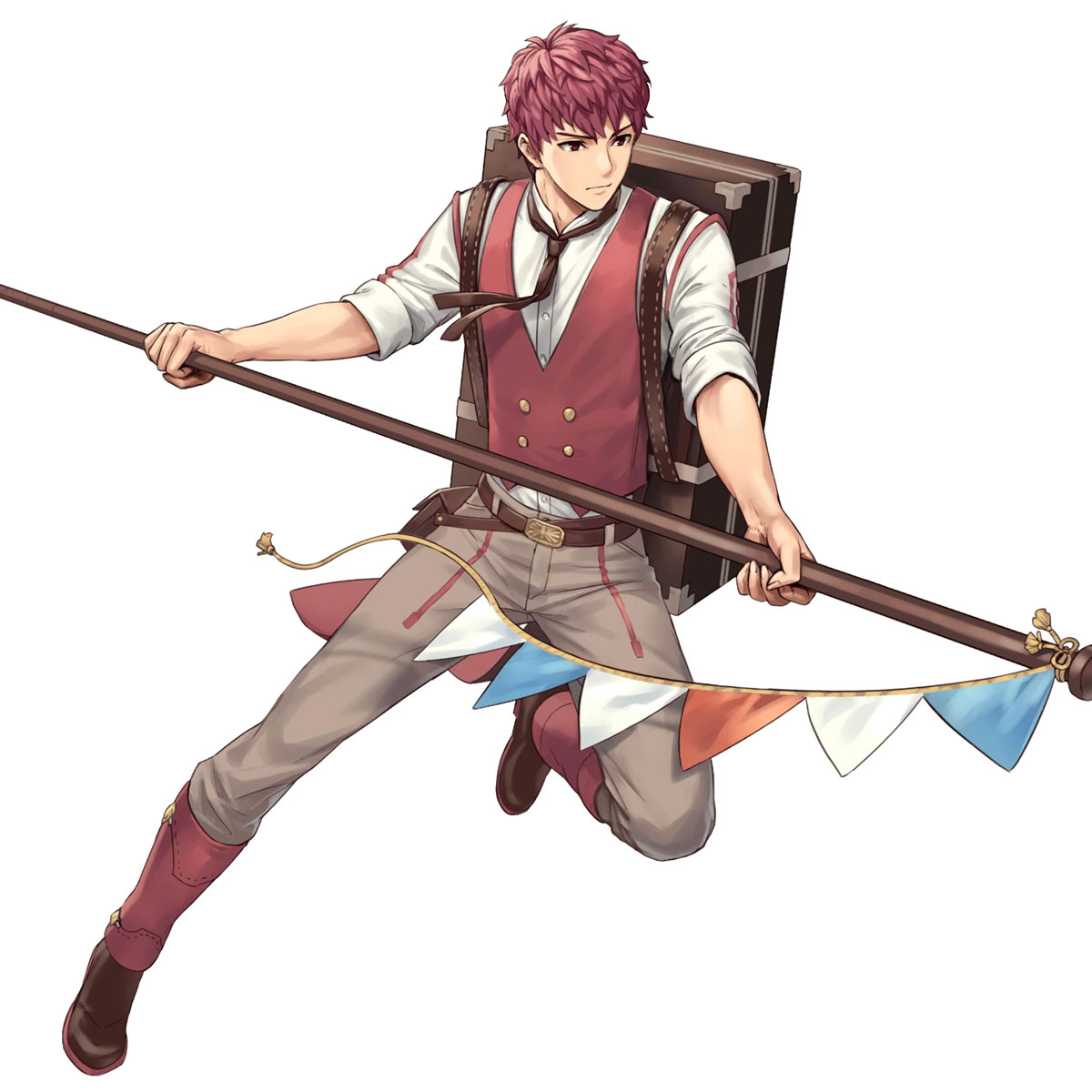 Buffet for One Lukas, Battle Art from Fire Emblem Heroes