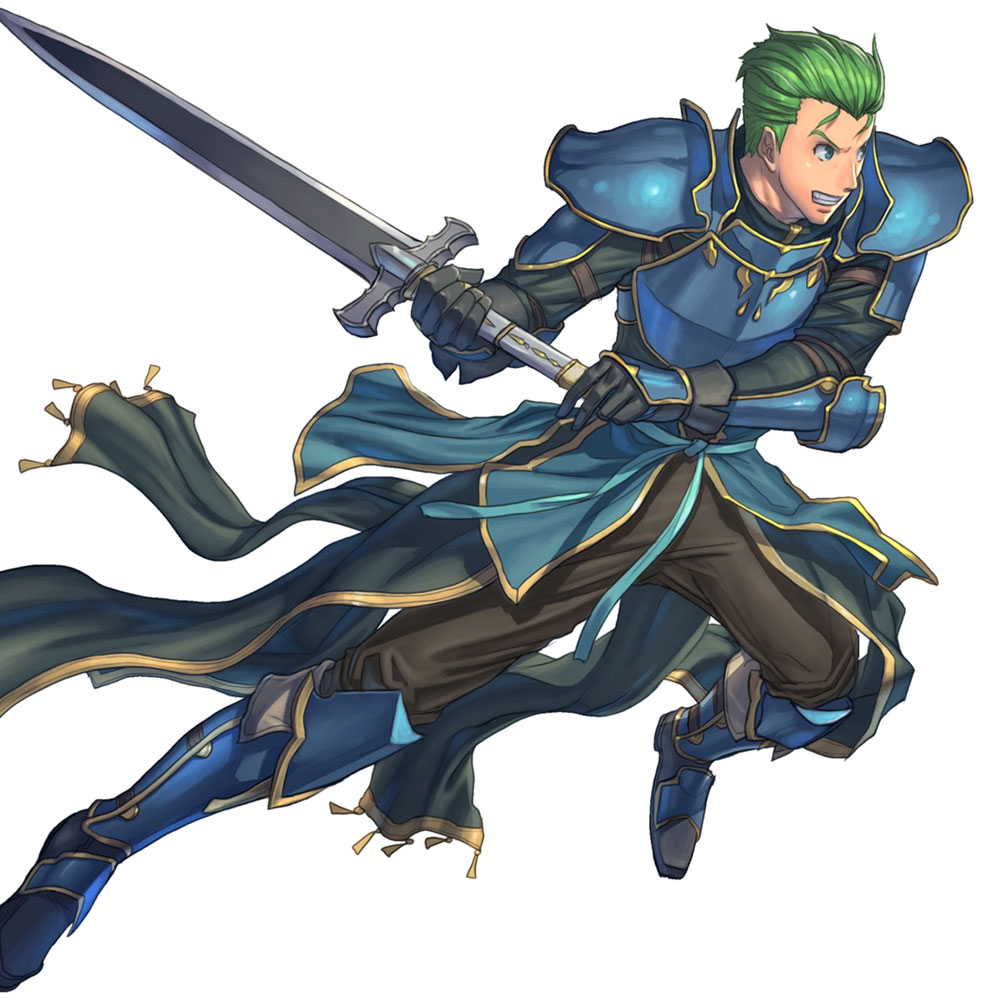 Luke, Battle Art from Fire Emblem Heroes