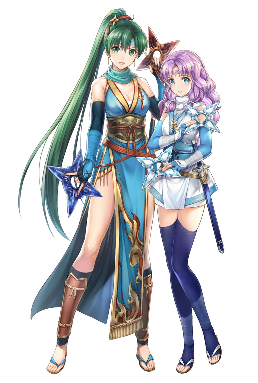 Ninja Friend Duo Lyn Art from Fire Emblem Heroes