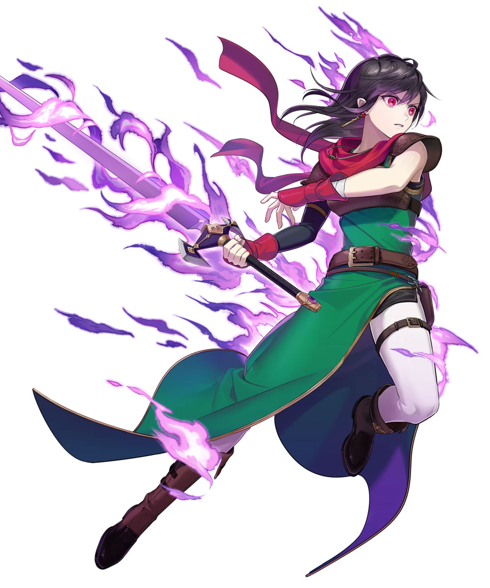 The Blade's Pawn Mareeta, Battle Art from Fire Emblem Heroes