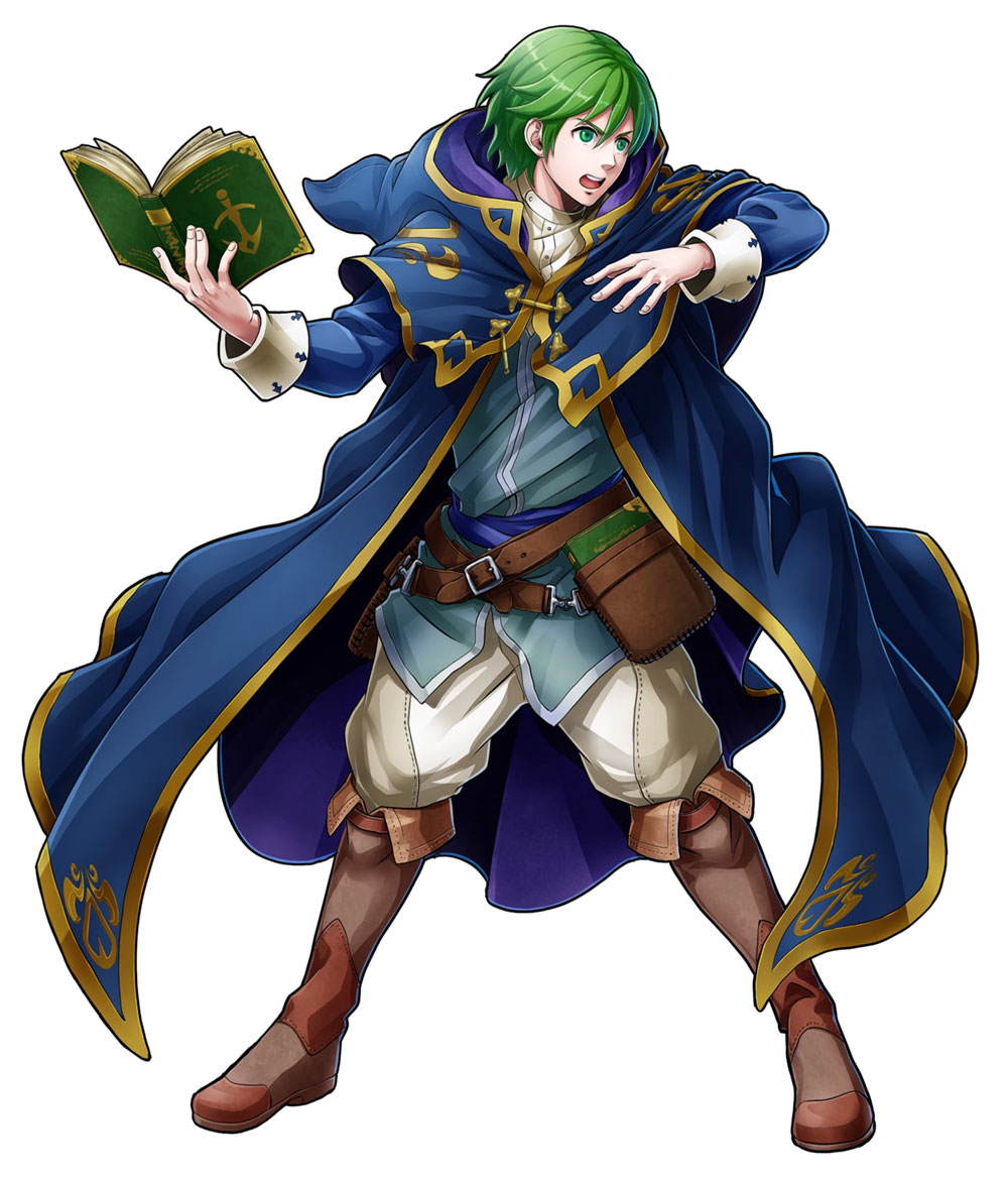 Merric, Battle Art from Fire Emblem Heroes