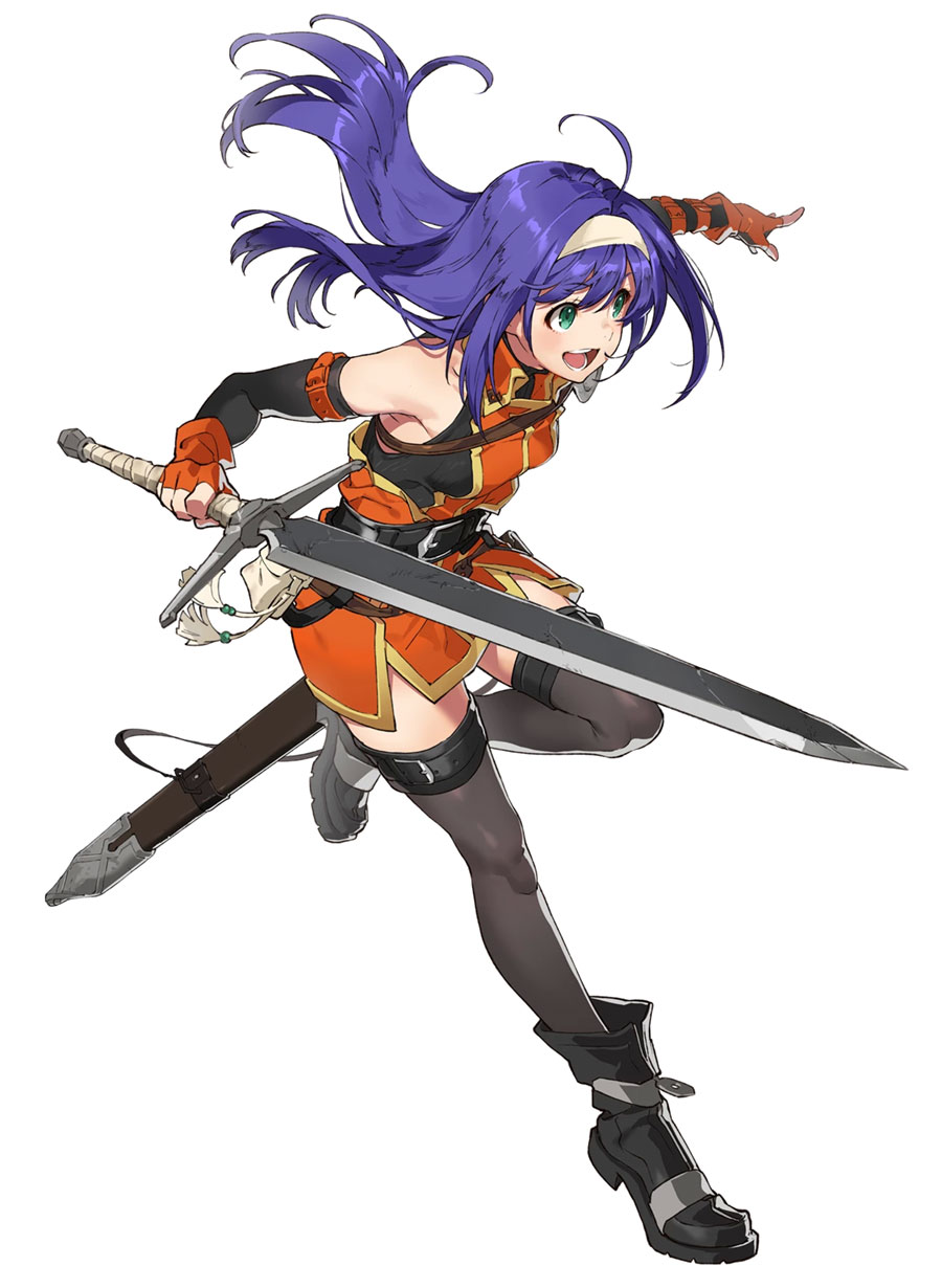 Mia, Battle Art from Fire Emblem Heroes