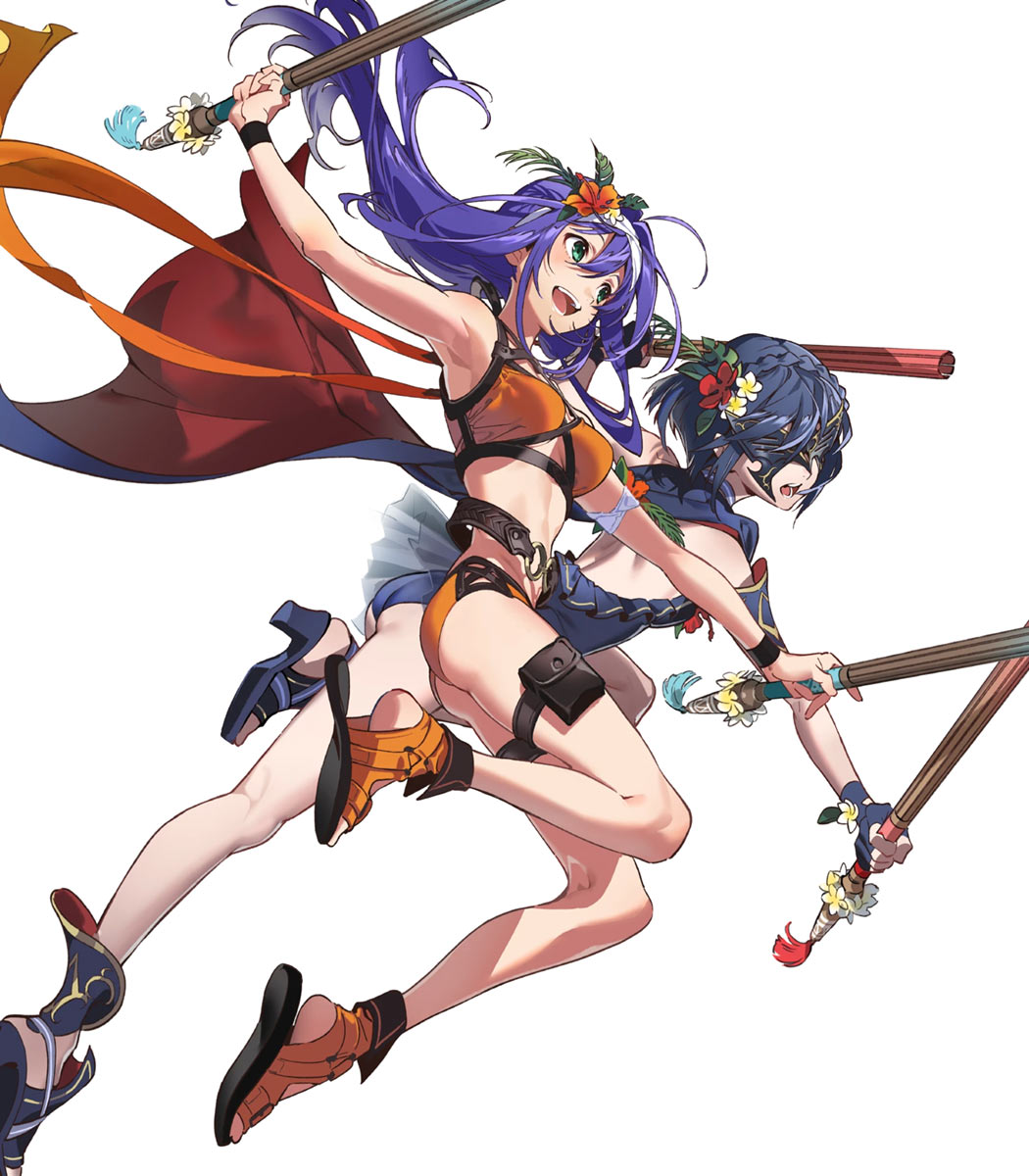 Harmonic Blades Mia, Battle Art from Fire Emblem Heroes