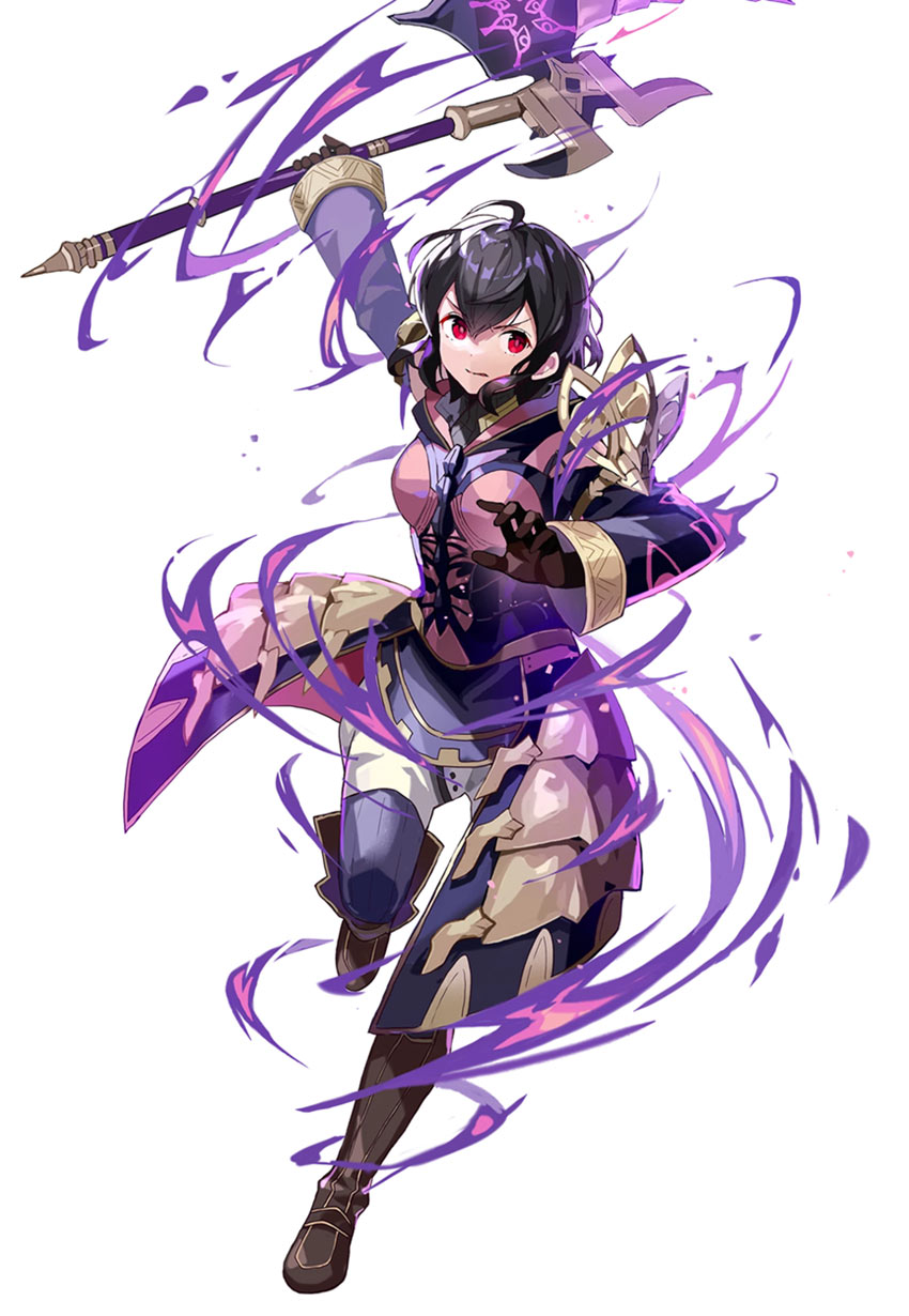Devoted Darkness Morgan, Battle Art from Fire Emblem Heroes