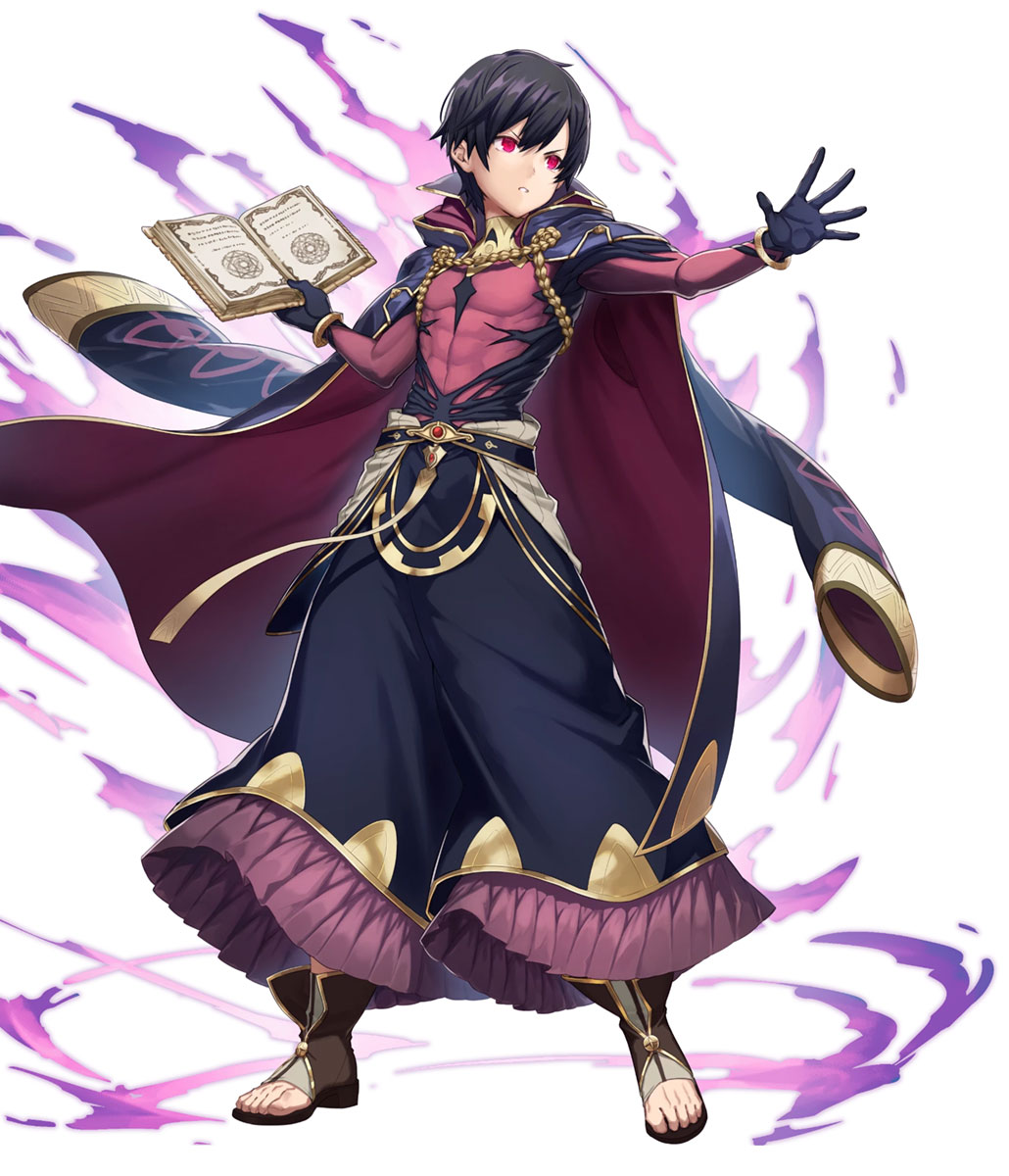 Fated Darkness Morgan, Battle Art from Fire Emblem Heroes