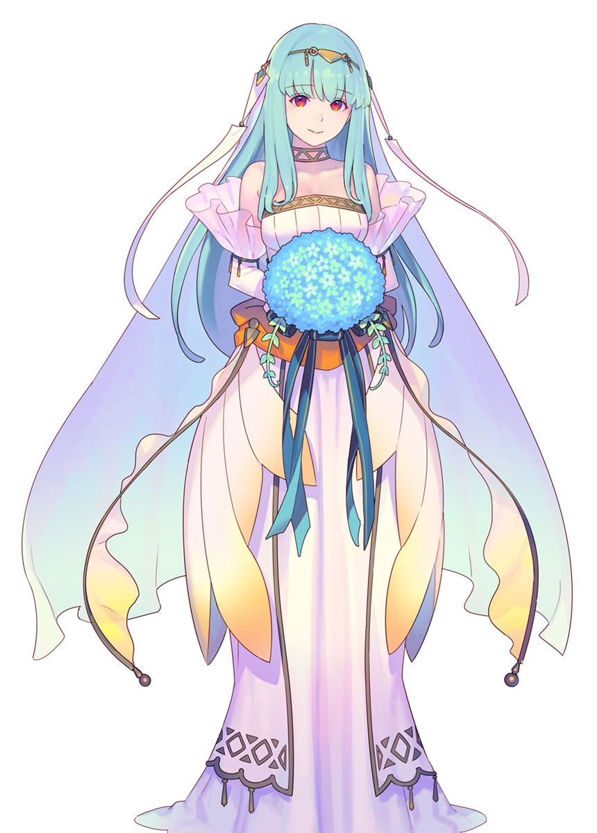 Bright-Eyed Bride Ninian Art from Fire Emblem Heroes
