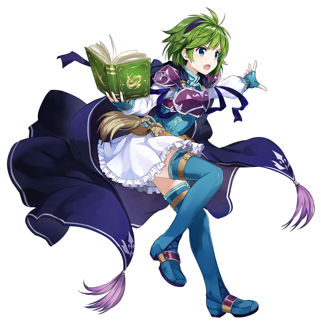 Pale Flower Nino, Battle Art from Fire Emblem Heroes