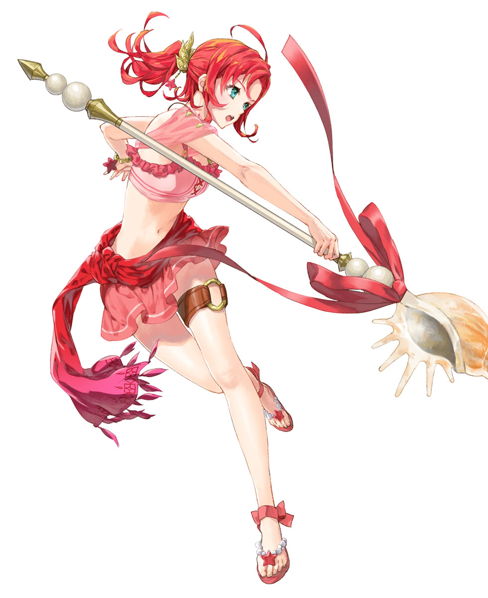 Seaside Volunteer Norne, Battle Art from Fire Emblem Heroes